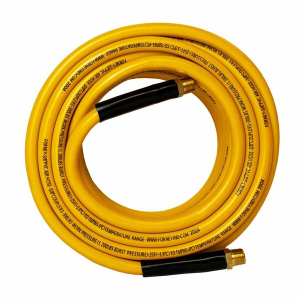 Forney PVC Air Hose, Yellow, 3/8 in x 50ft 75409